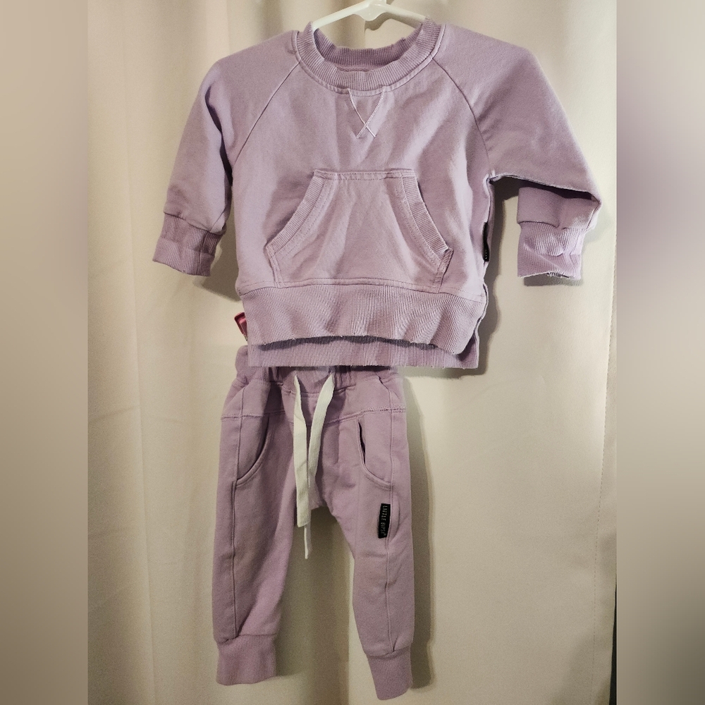 Little Bipsy set purple lavender 3-6m